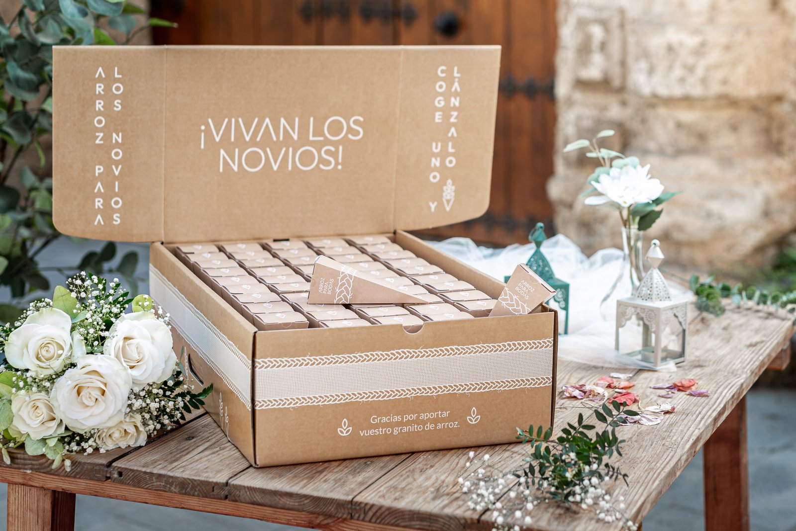 Expositor Arroz para bodas