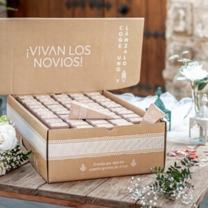 Expositor de arroz para bodas